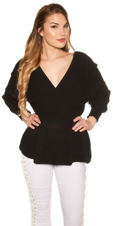 Černý dámský svetr