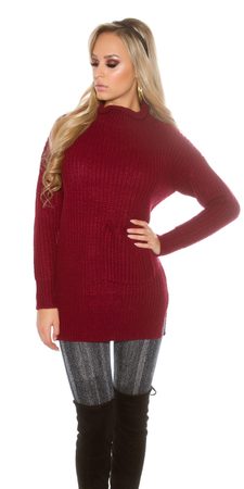 Dámský pletený svetr s rolákem