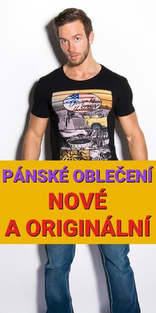 Nové originální pánské oblečení v naší nabídce