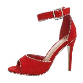 Červené sandálky