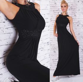 černé plesové šaty