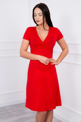 Letní červené šaty