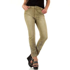 Khaki džínsy plus size