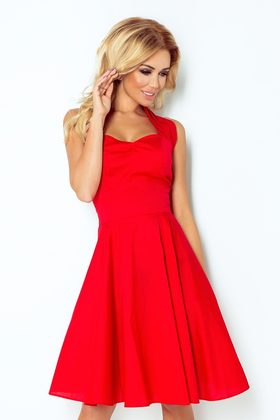Dámské červené šaty 30-18
