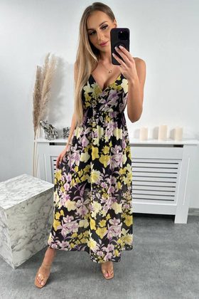 Dlouhé květované šaty