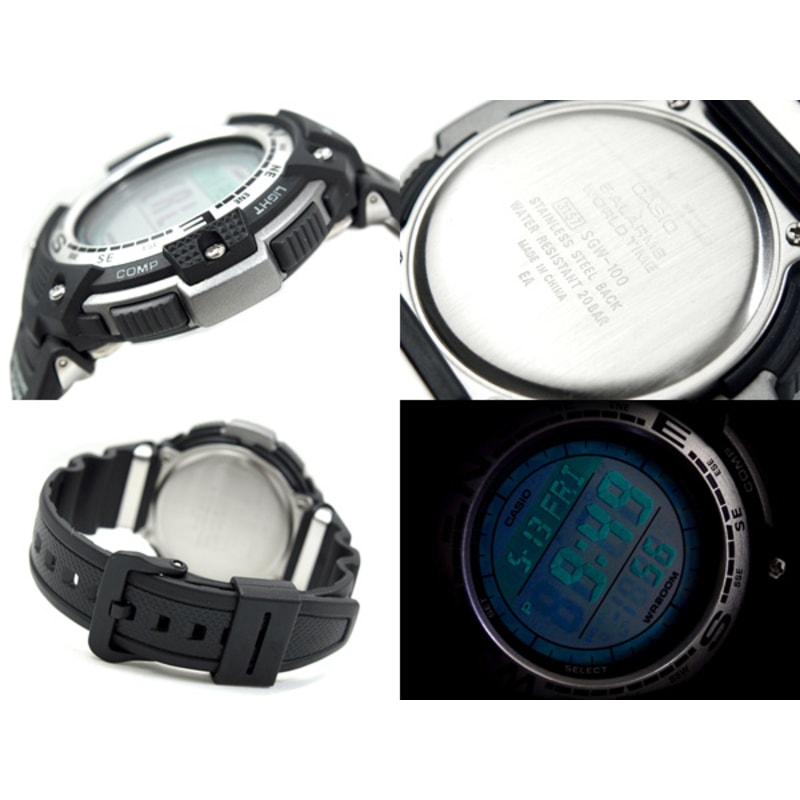 casio pro trek sgw 100