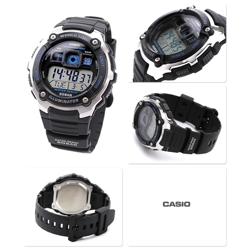 casio world time countdown timer