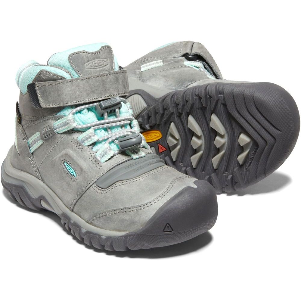 RIDGE FLEX MID WP CHILDREN, grey/blue tint