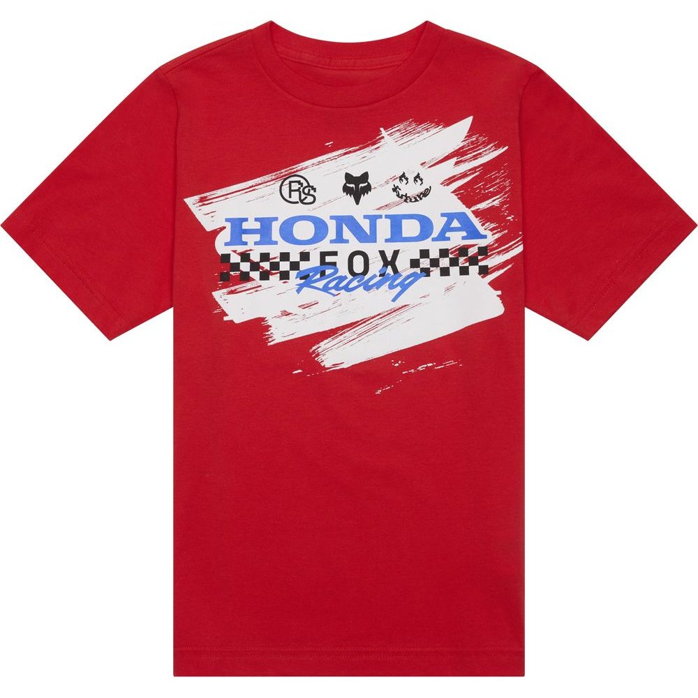 Youth Fox X Honda Ss Tee Red