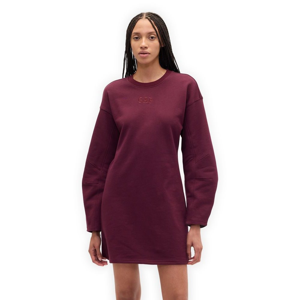 823169-00 Mikinové šaty Heavyweight Červená