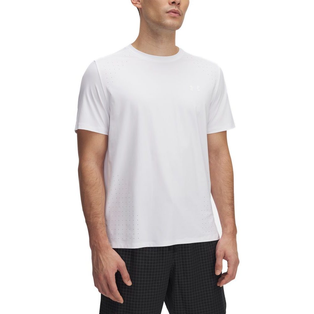 UA LAUNCH ELITE SHORTSLEEVE bílá