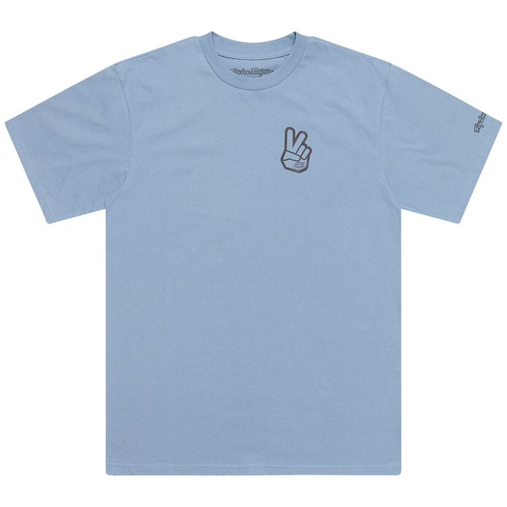 SHORT SLEEVE PEACE OUT SMOKE BLUE