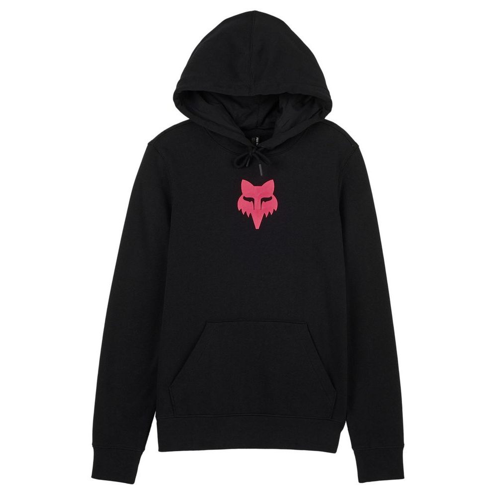 W Fox Head Fleece Po Black/Pink