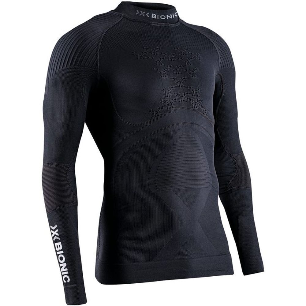 X-BIONIC® ENERGY ACCUMULATOR 4.0 SHIRT TURTLE NECK LG SL MEN Opal Black/Arctic White