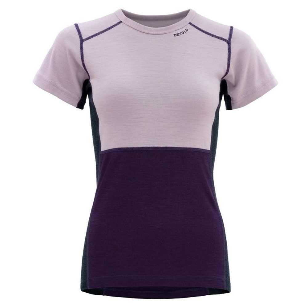 Lauparen Merino 190 T-Shirt Wmn, Orchid/Lilac/Ink