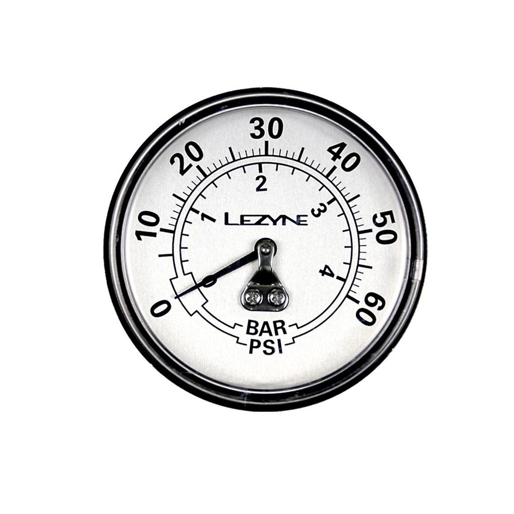 60 PSI GAGUE 2.5" BLACK/SILVER