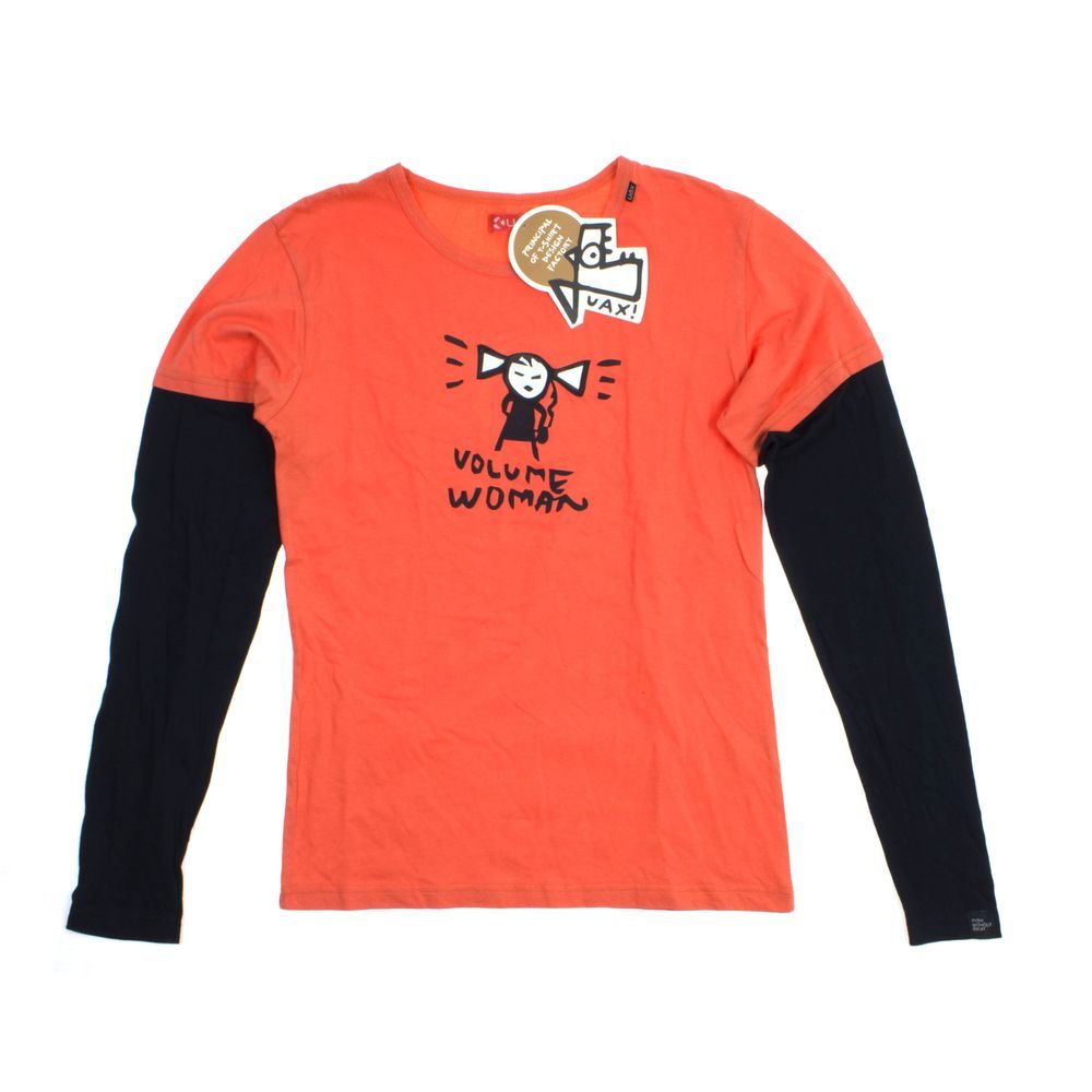 SKRATDA FALSCH PEACH / BLACK 444 - VOLUME WOMAN - Tričko s dlouhým rukávem