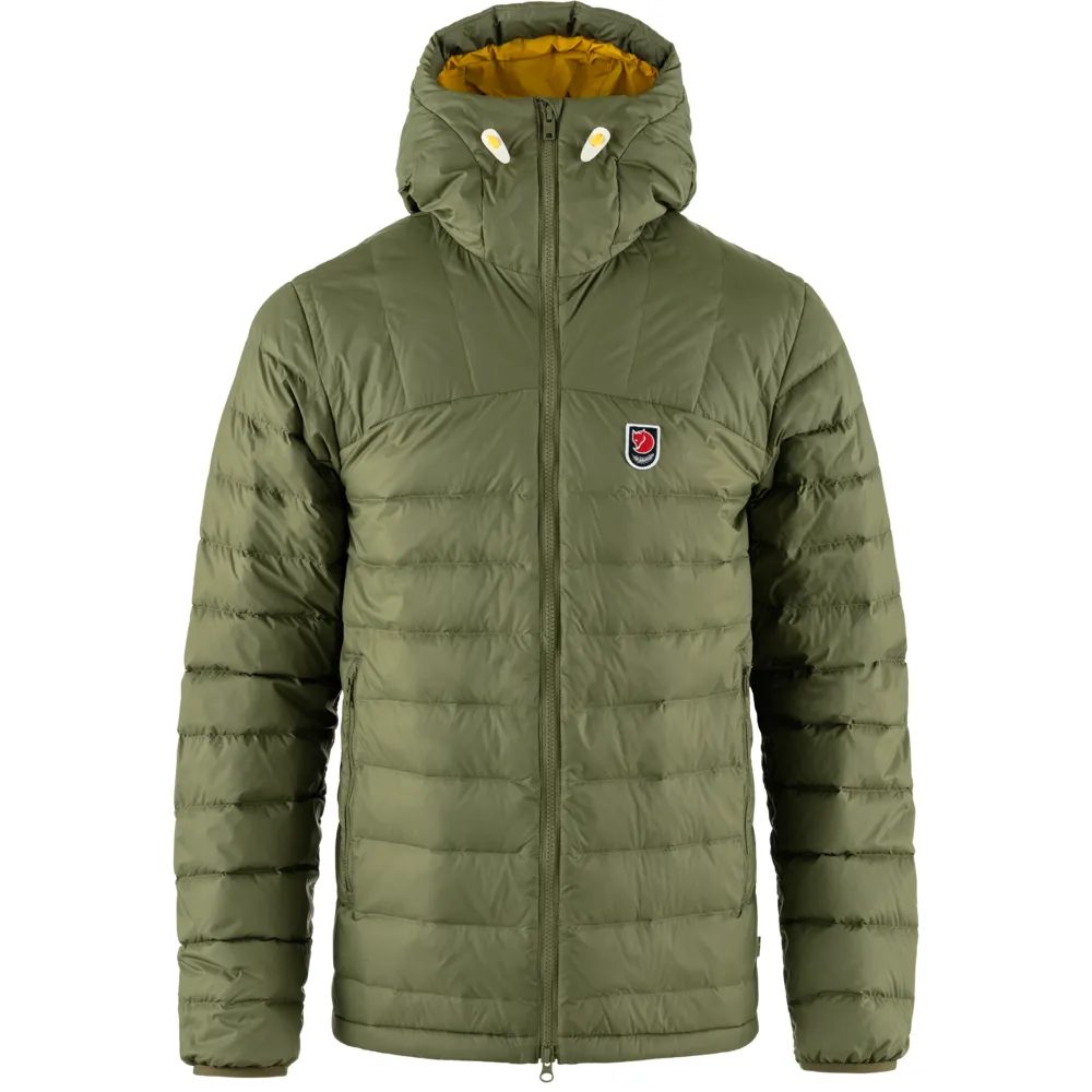Expedition Pack Down Hoodie M, Green-Mustard Yellow