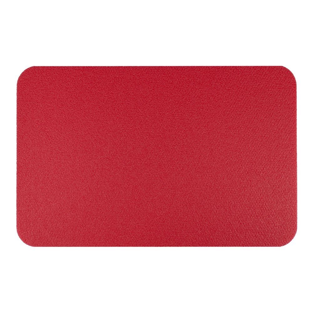 Obdelníkové sedátko bez ucha - červené