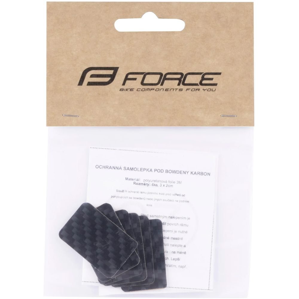 F pod bowden malé 6ks, karbon design