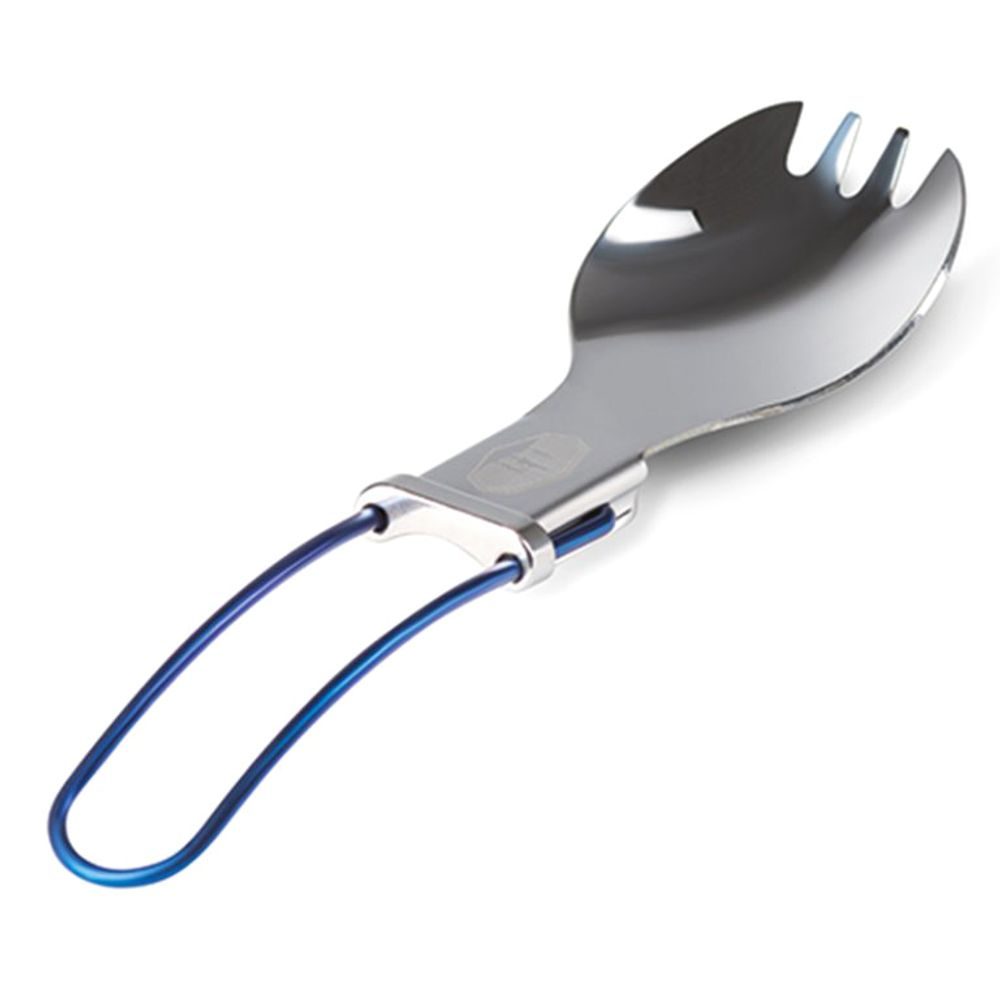 Glacier Folding Spork; blue