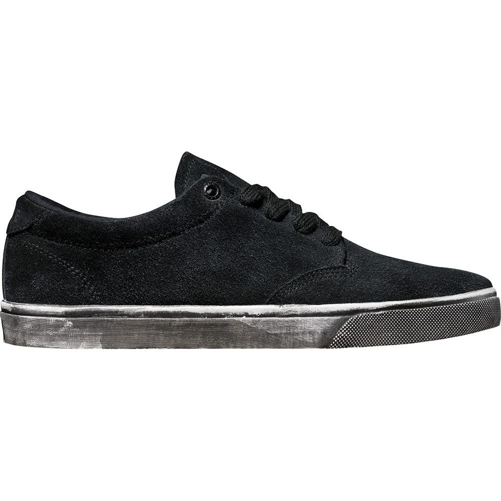 LIGHTHOUSE - BLACK DIRTY SUEDE pánské skate boty