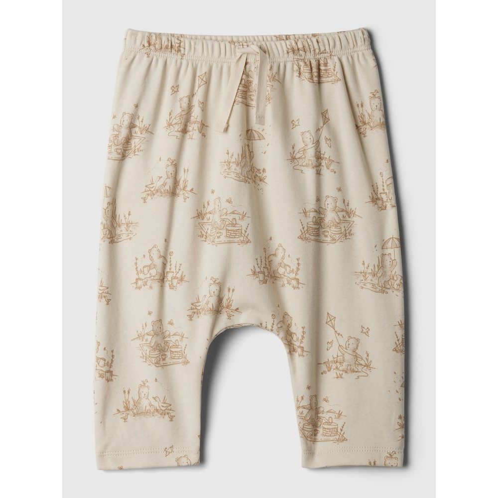 876762-00 Baby vzorované kalhoty Béžová