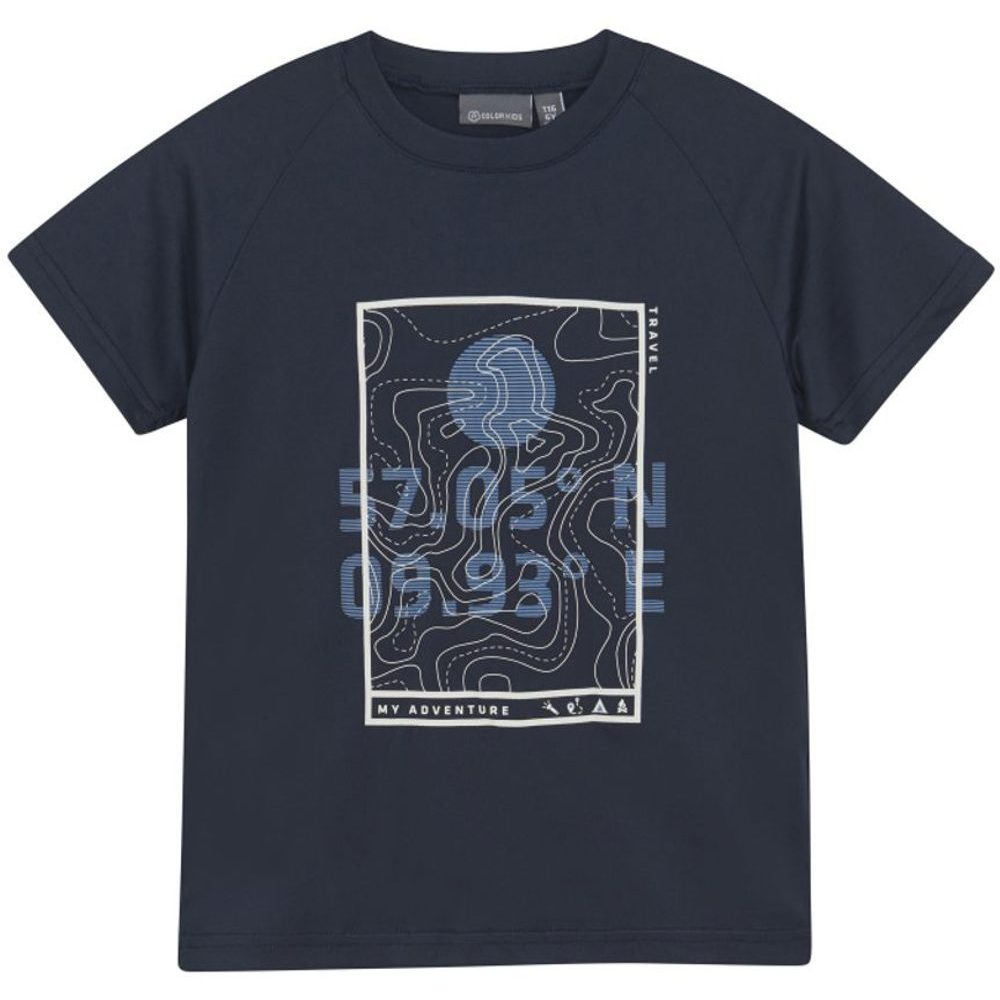 Boys T-shirt W. Print - S/S-7850-Total Eclipse