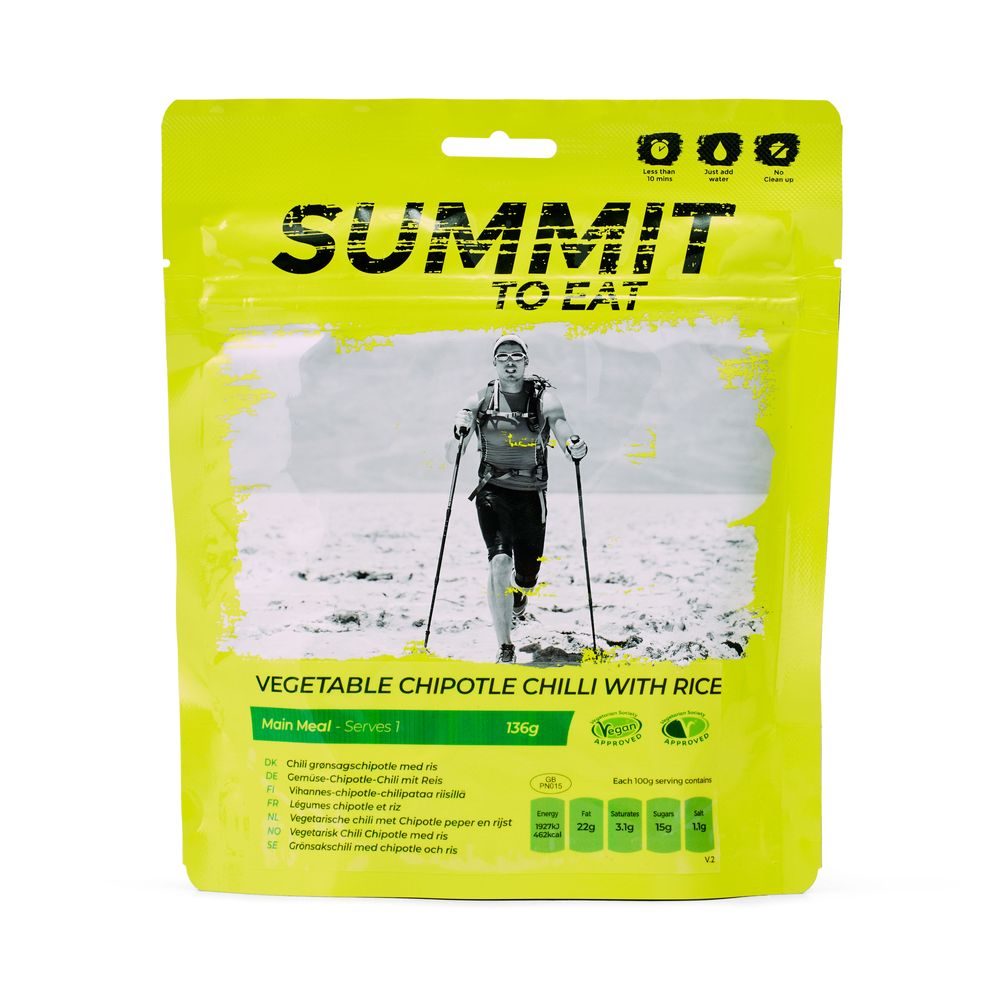 VEGETABLE CHIPOTLE CHILLI WITH RICE 136g/628kcal