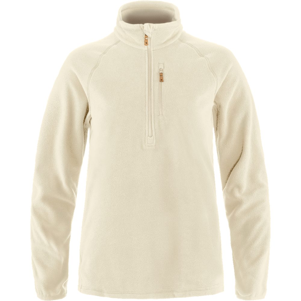 Övik Lite Fleece Half Zip W Chalk White