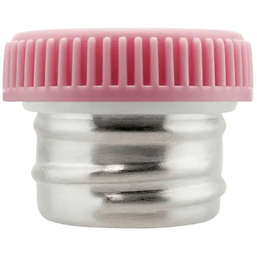 Uzávěr ocel Plain pro Láhev Basic růžový