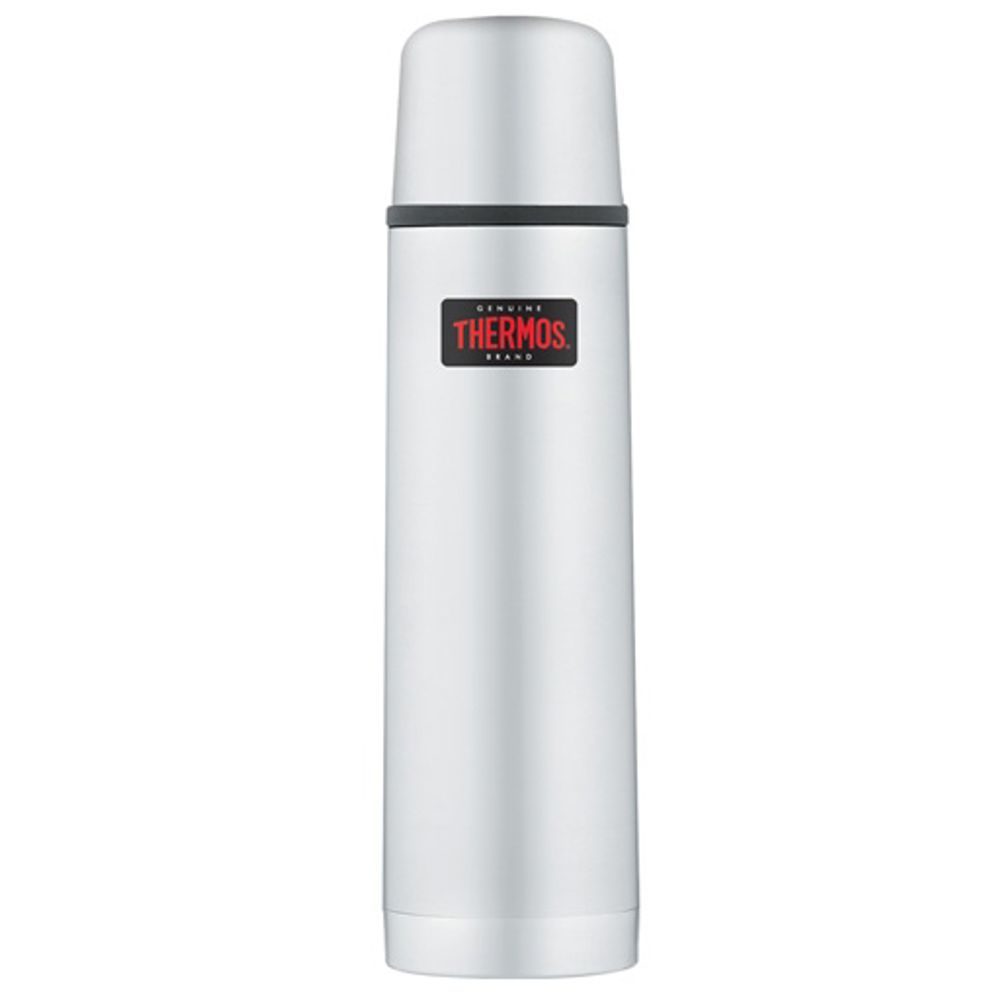 Thermos with push-button cap and cup 500 ml stainless steel