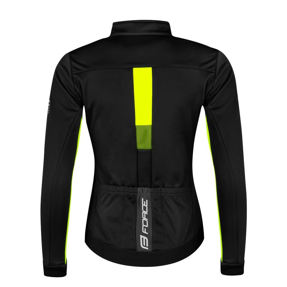 FROST softshell dámská, černo-fluo