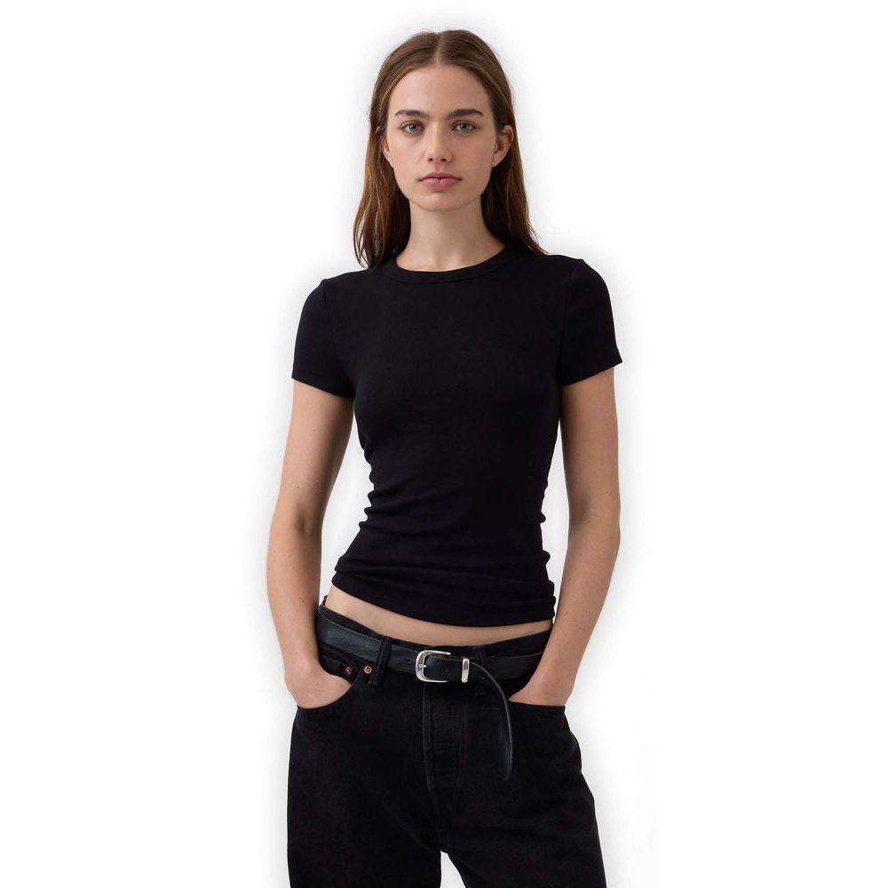 839665-04 Tričko s krátkým rukávem Černá