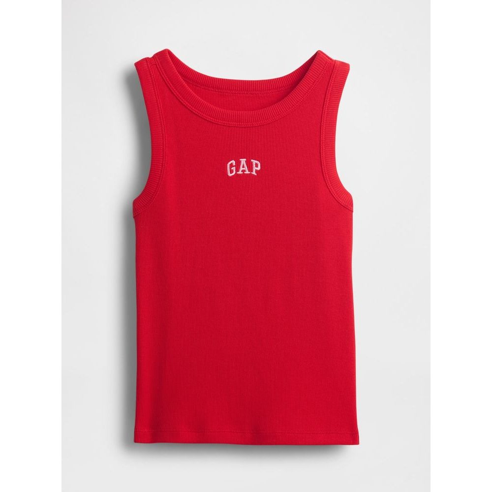 Dětské žebrované tílko s logem Červená