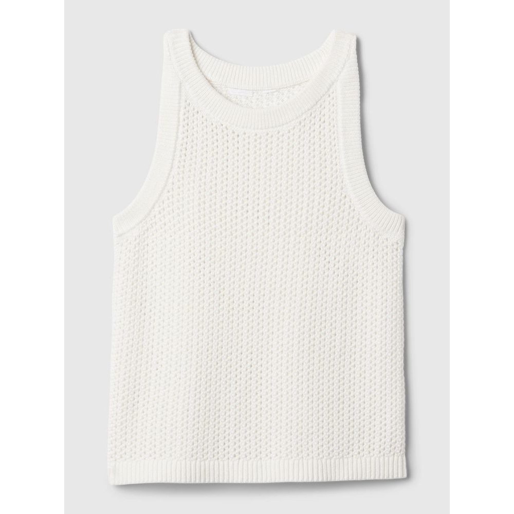 434505-01 Dětský háčkovaný top Bílá