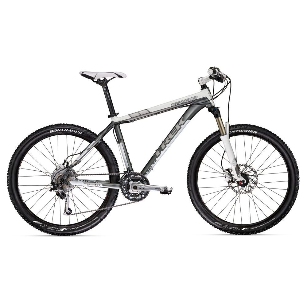 6700 DISC 2011-MATTE WHITE/MATTE CHARCOAL -odpružené horské kolo