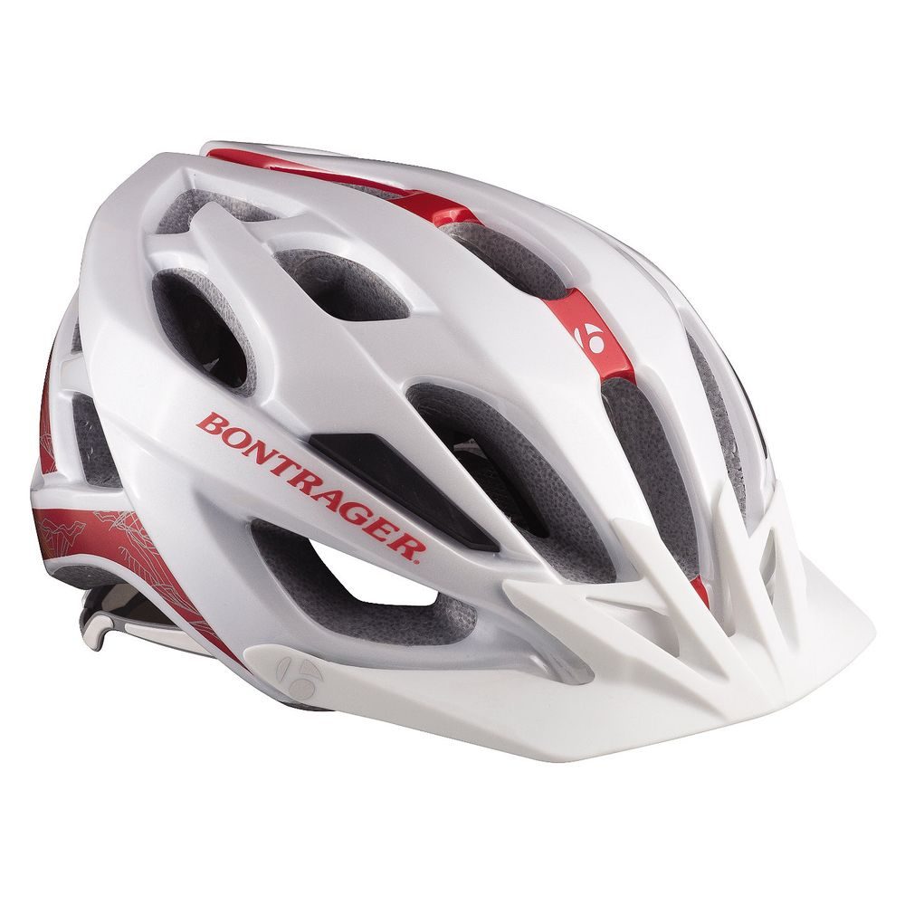 421599 QUANTUM WSD WHT/RED - Cyklo přilba