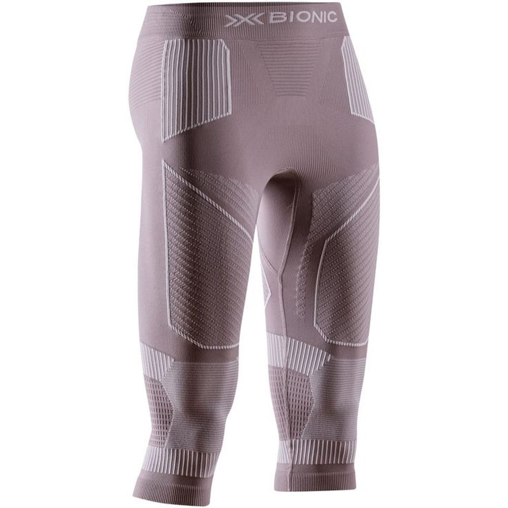 X-BIONIC® ENERGY ACCUMULATOR LIGHT PANTS 3/4 WMN Dusty Lavender/Arctic White