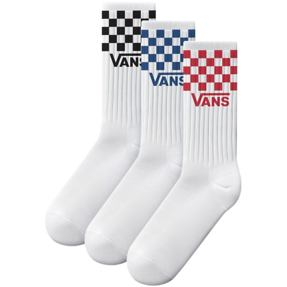 Classic Check Crew CHECKERBOARD White