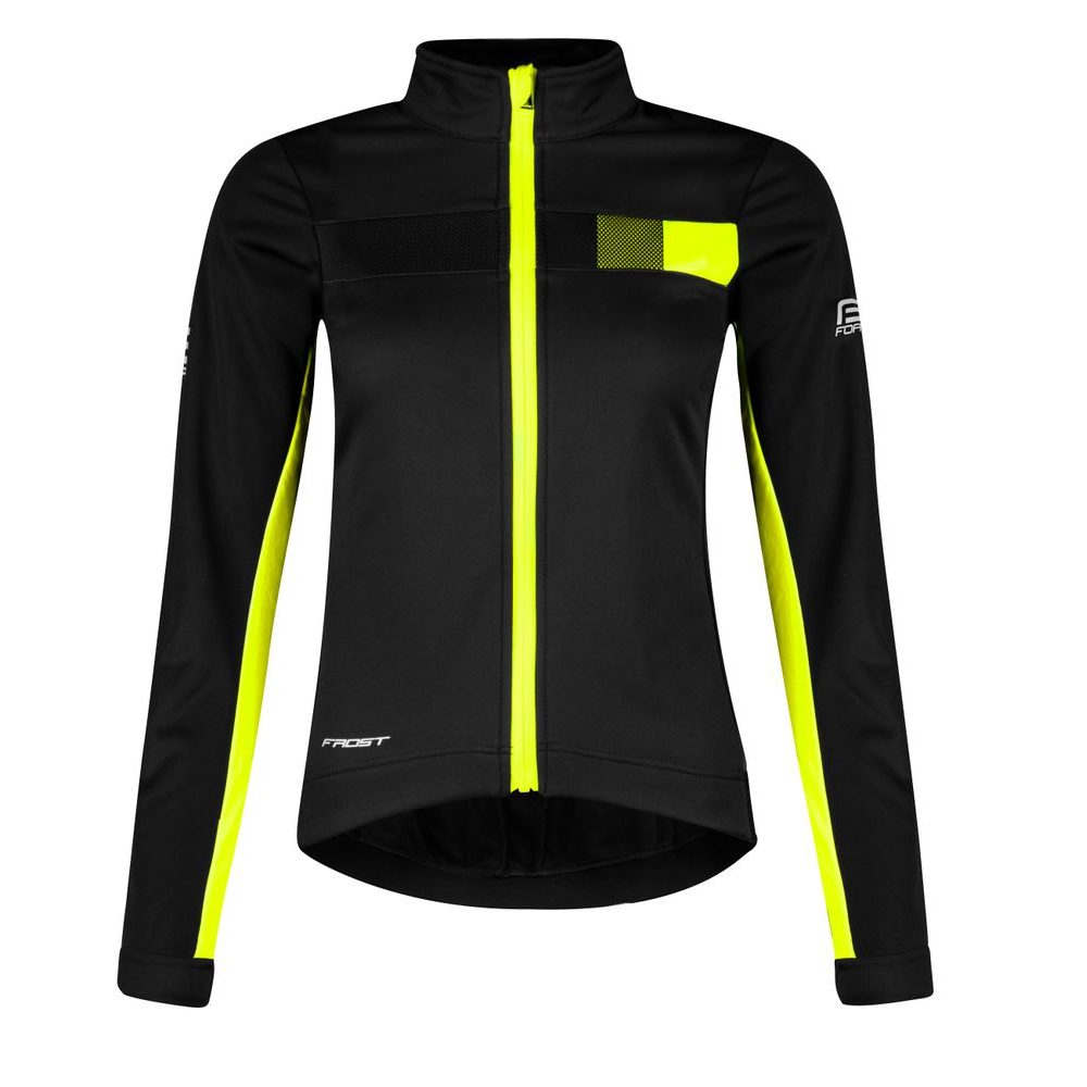 FROST softshell dámská, černo-fluo