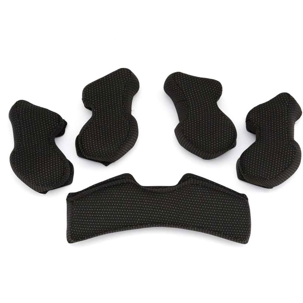 TRAJECTA Thin Cheek Pad and Neck Roll Kit Black