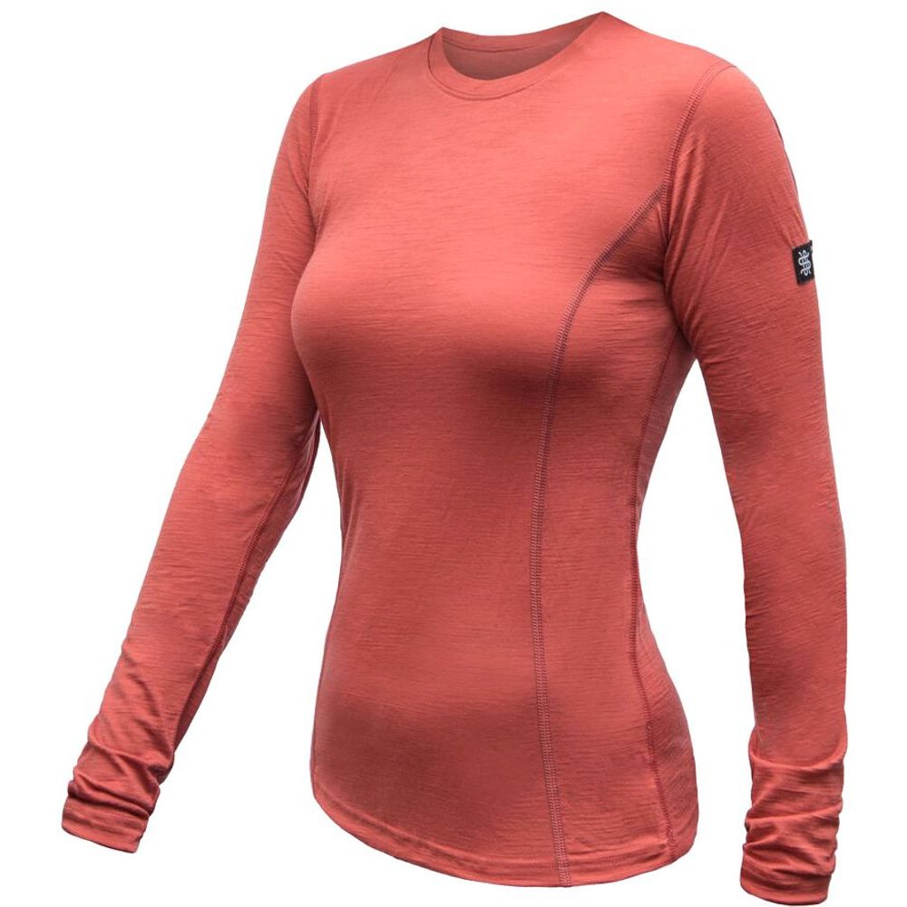 MERINO ACTIVE dámské triko dl.rukáv terracotta