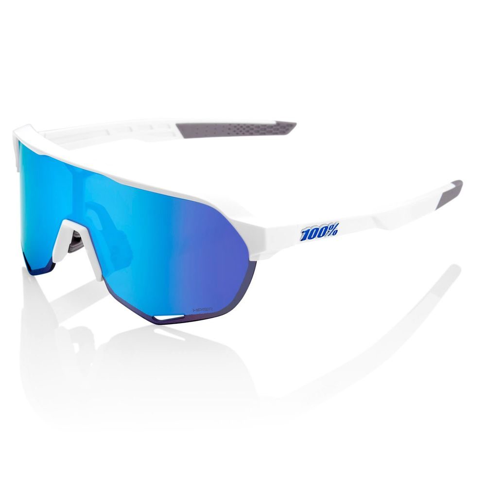 S2 - Matte White - HiPER Blue Multilayer Mirror Lens