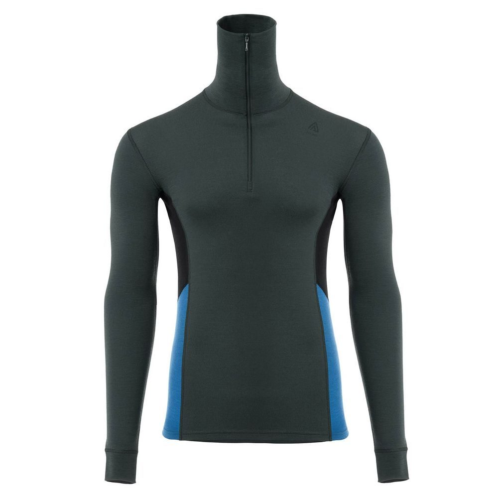 WarmWool polo M's Green Gables / Corsair / Jet Black