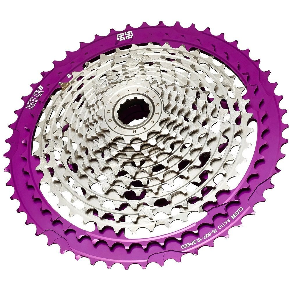 Helix Race Cassette | 12 Speed | 13-52T | Eggplant