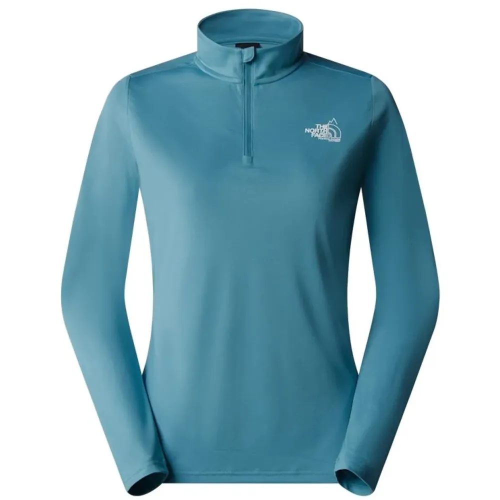W FLEX 1/4 ZIP GRAPHIC 1, ALGAE BLUE