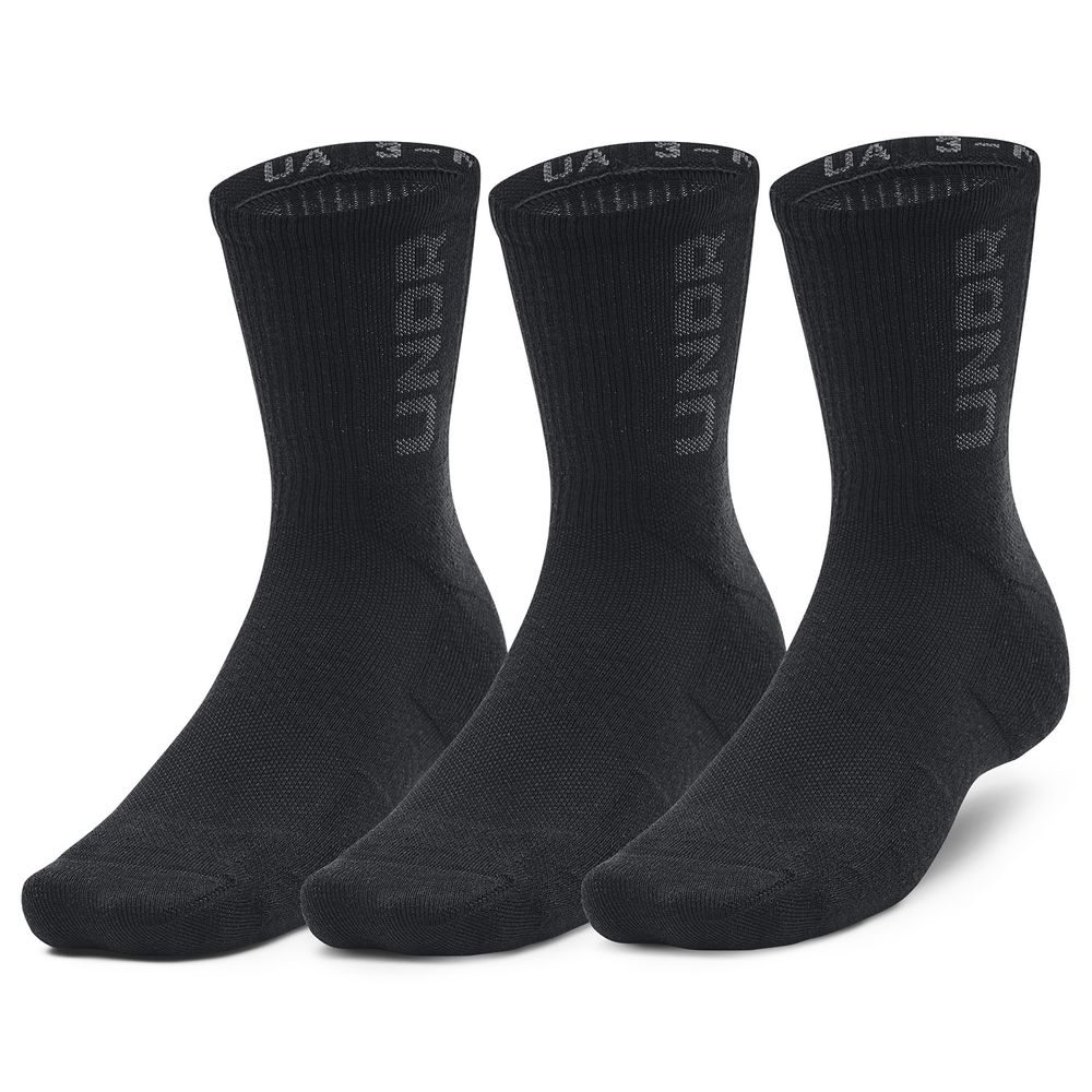 3-Maker 3pk Mid-Crew, black