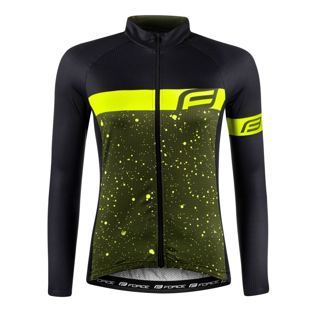 SPRAY LADY dl. rukáv army-fluo