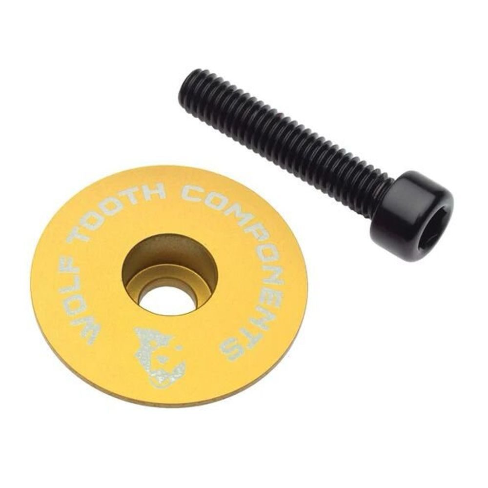 ULTRALIGHT STEM CAP Flat zlatá